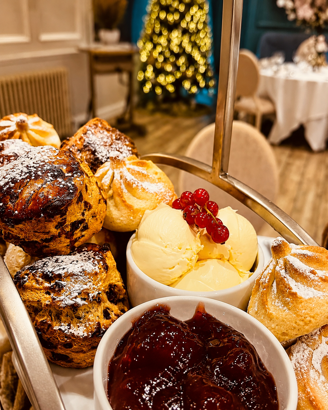 Afternoon tea at Nuthurst Grange