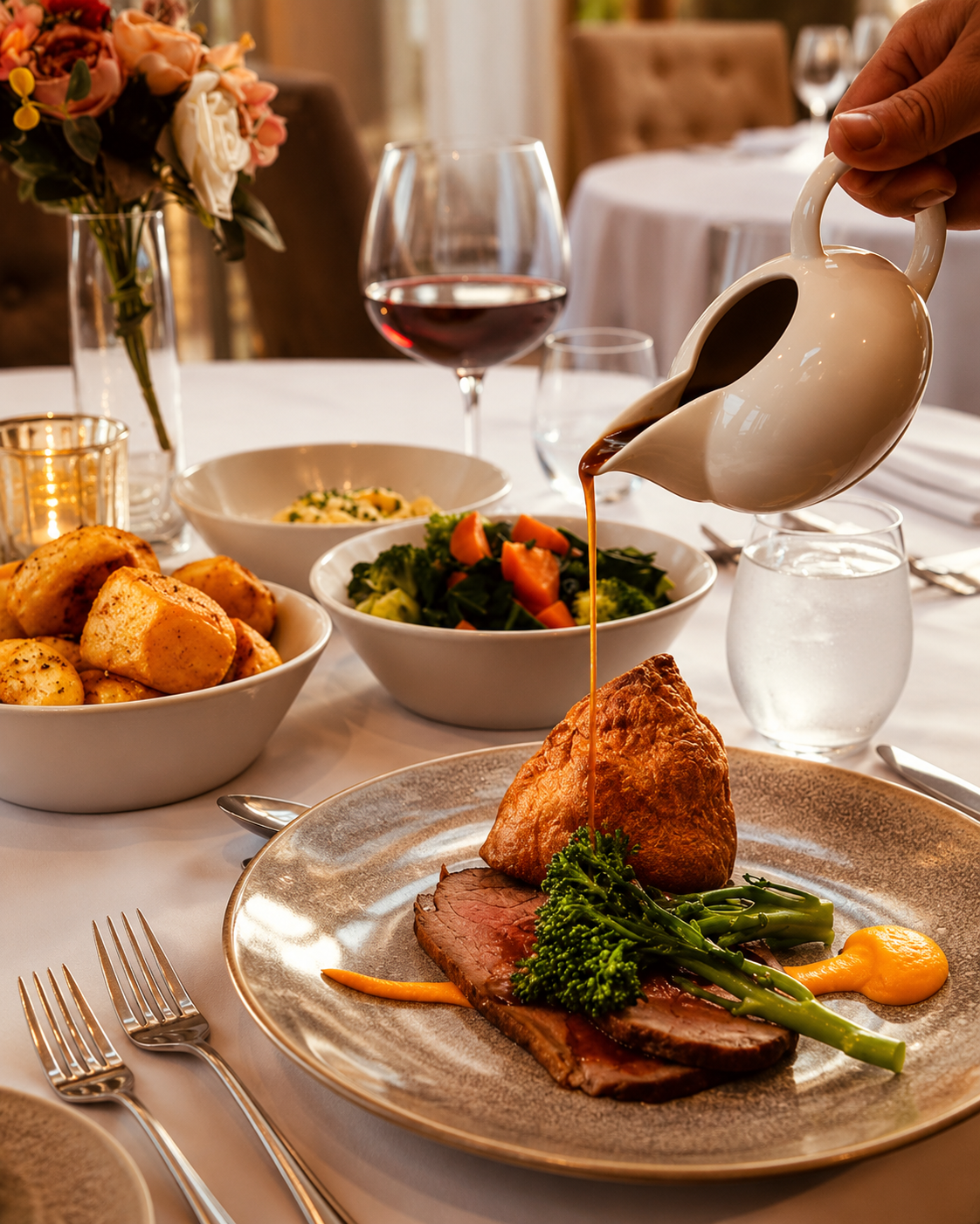 Sunday lunch at Nuthurst Grange